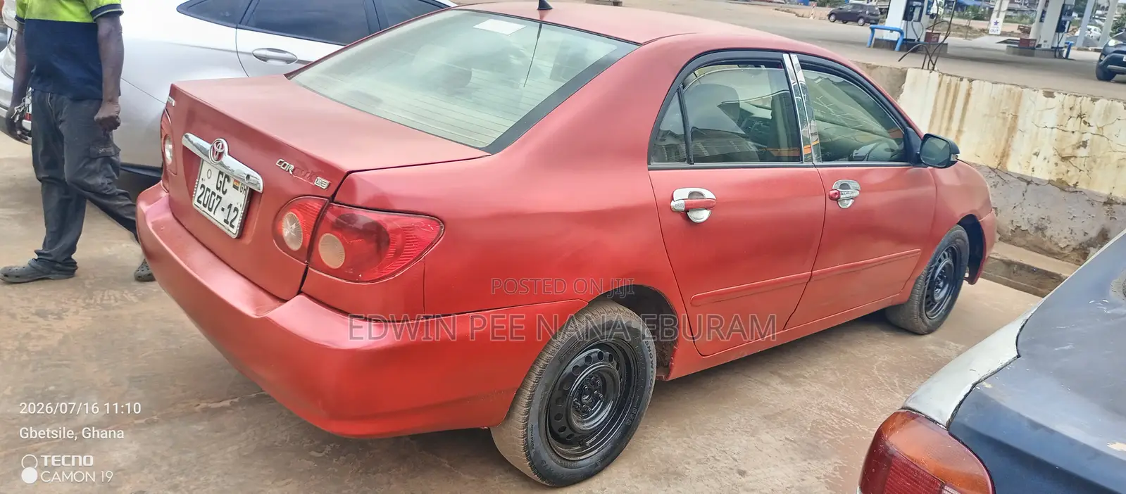 Toyota Corolla 2007 Red