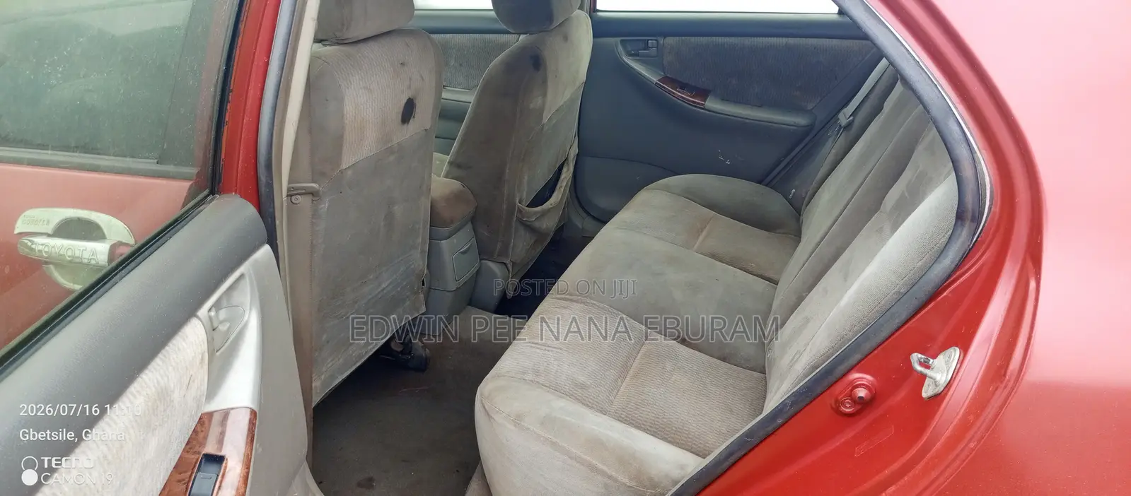 Toyota Corolla 2007 Red