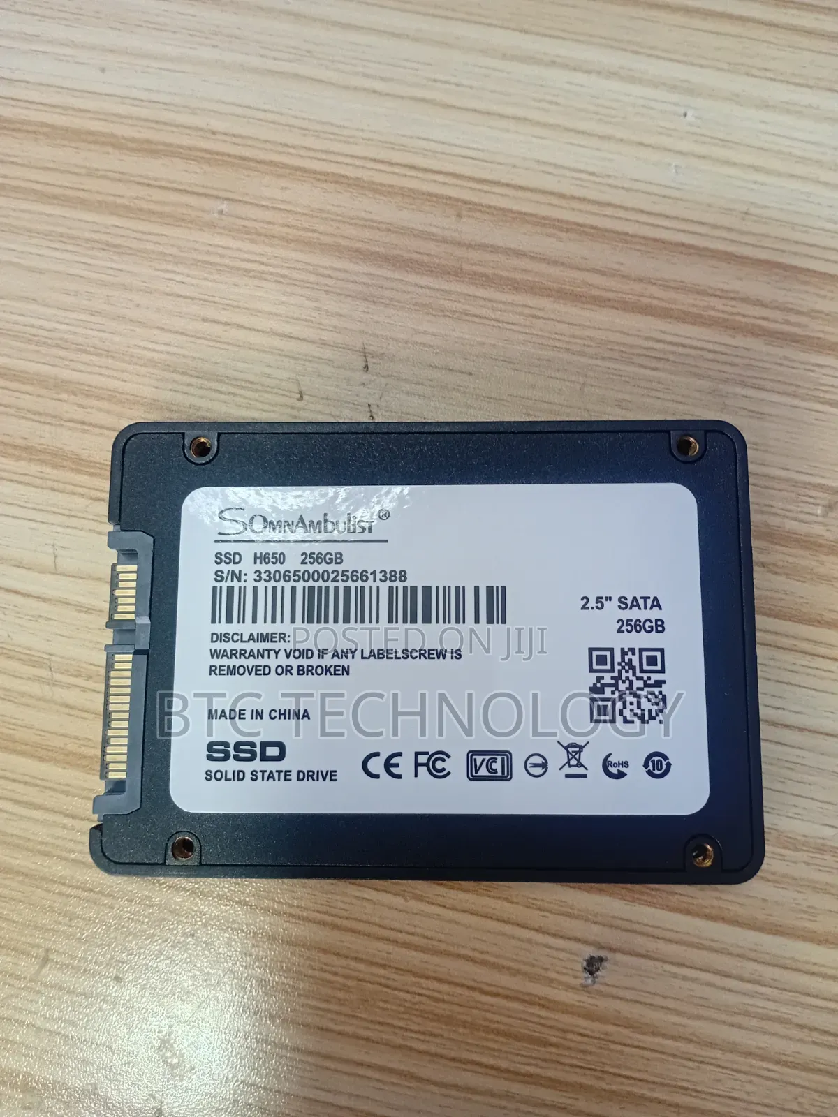SSD 256gb Sata 2.5 Solide State Drive