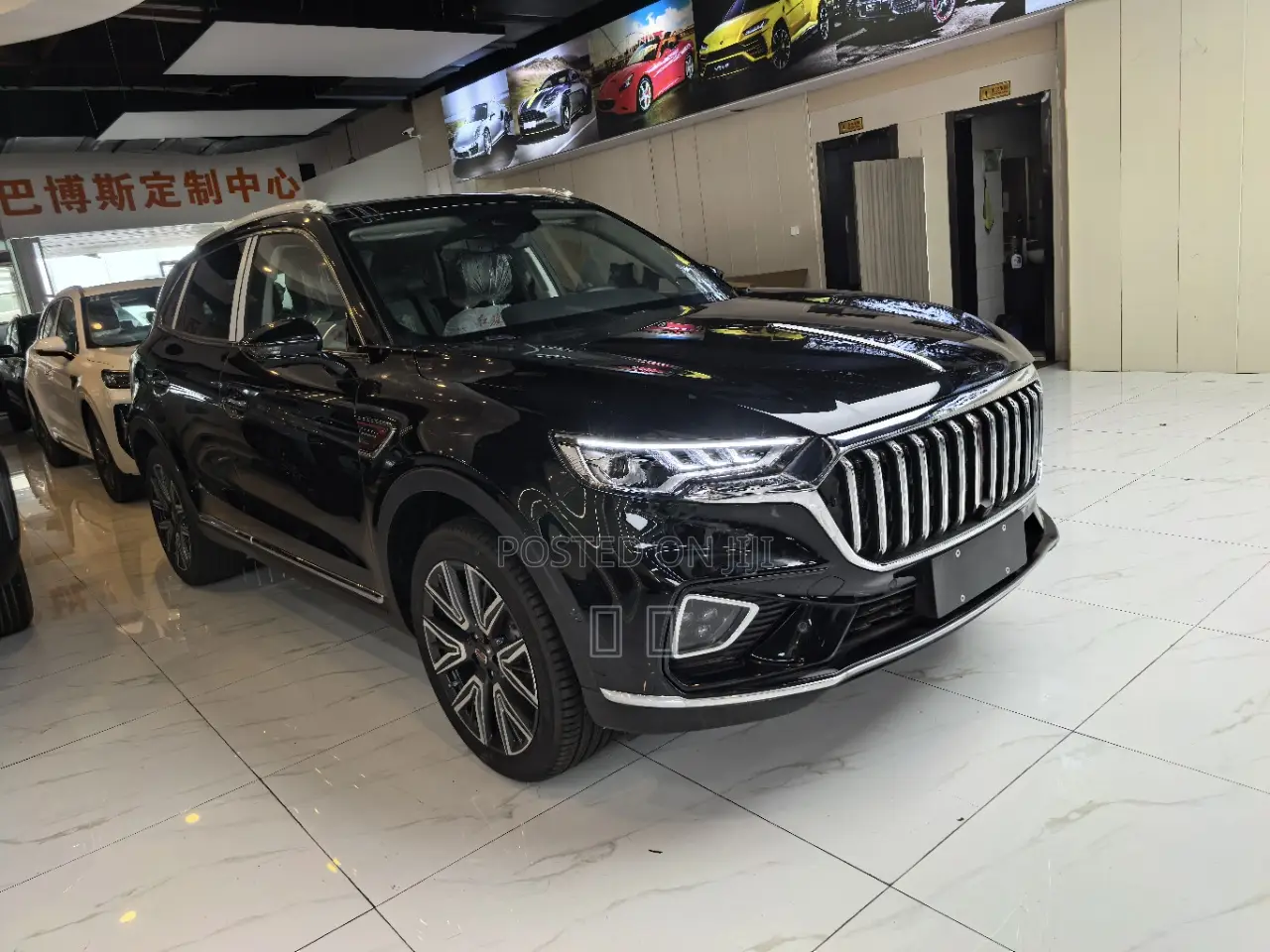 New Hongqi E-HS9 Flagship 2024 Black