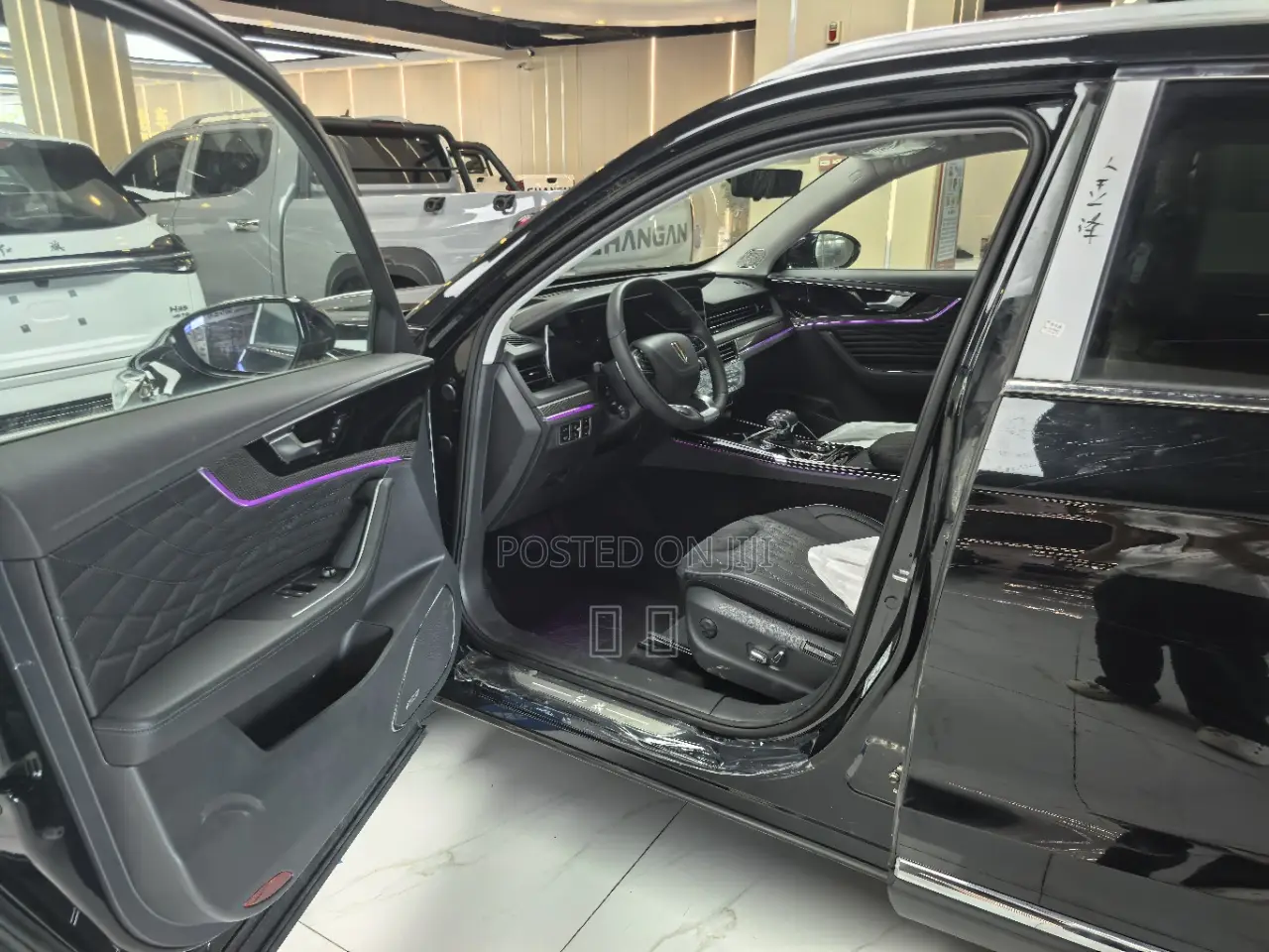 New Hongqi E-HS9 Flagship 2024 Black