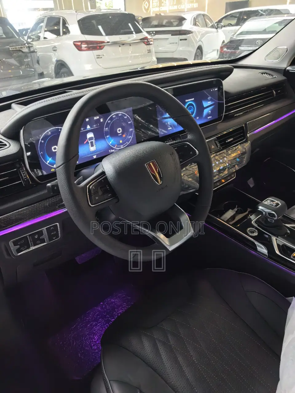 New Hongqi E-HS9 Flagship 2024 Black
