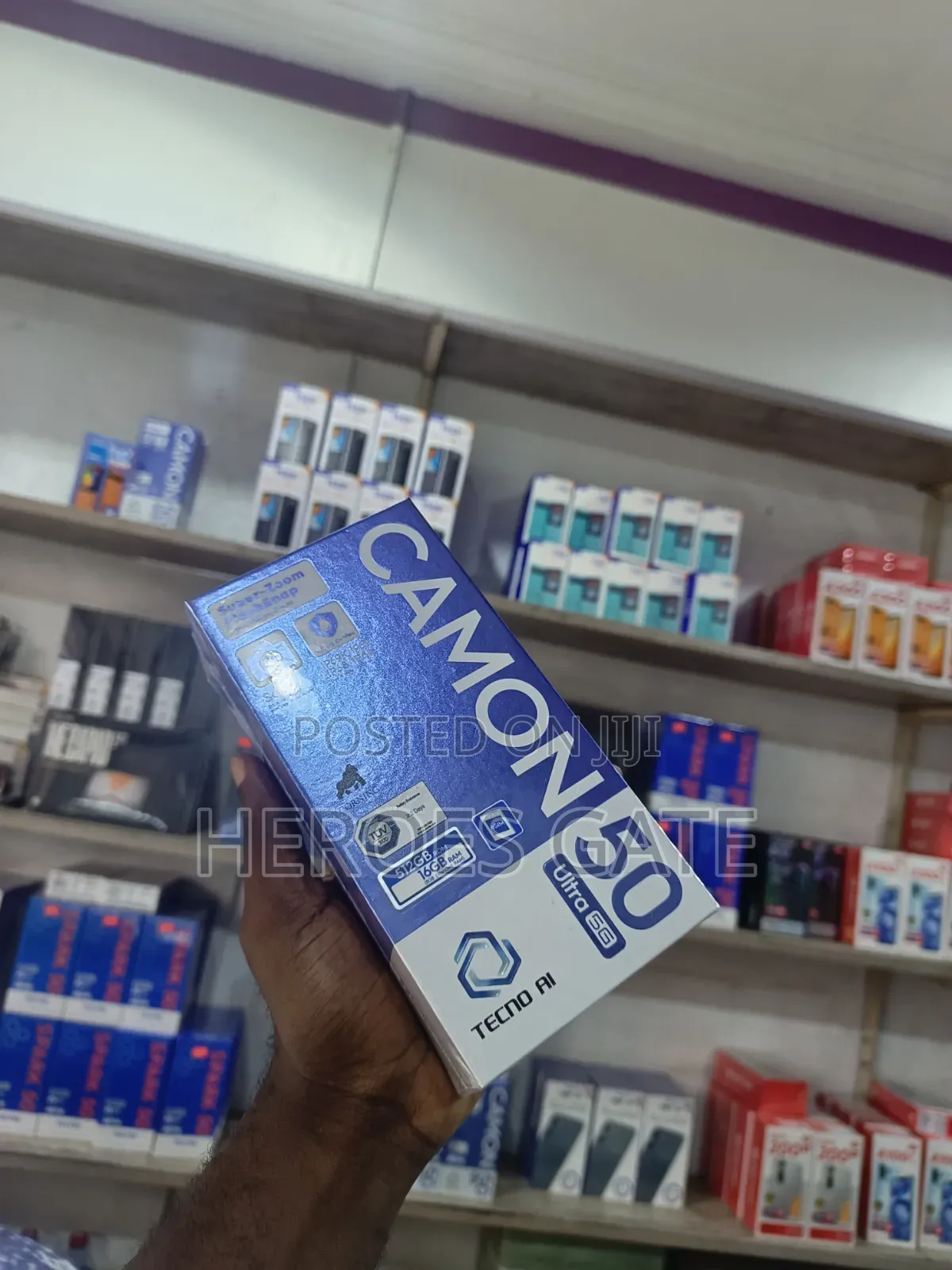 New Tecno Camon 50 Ultra 256 GB Black