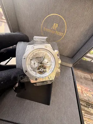 Audemars Piguet Royal Oak Openworked Chronograph – Silver Dial