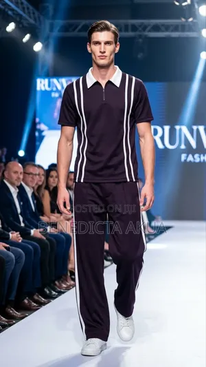 Men's Two Piece Black and White