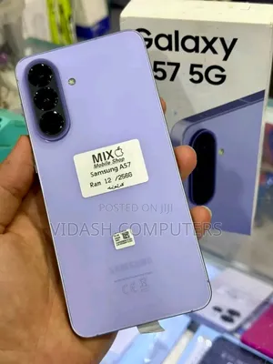 New Samsung Galaxy A57 256 GB Purple