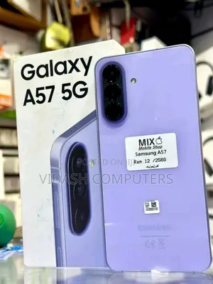New Samsung Galaxy A57 256 GB Purple