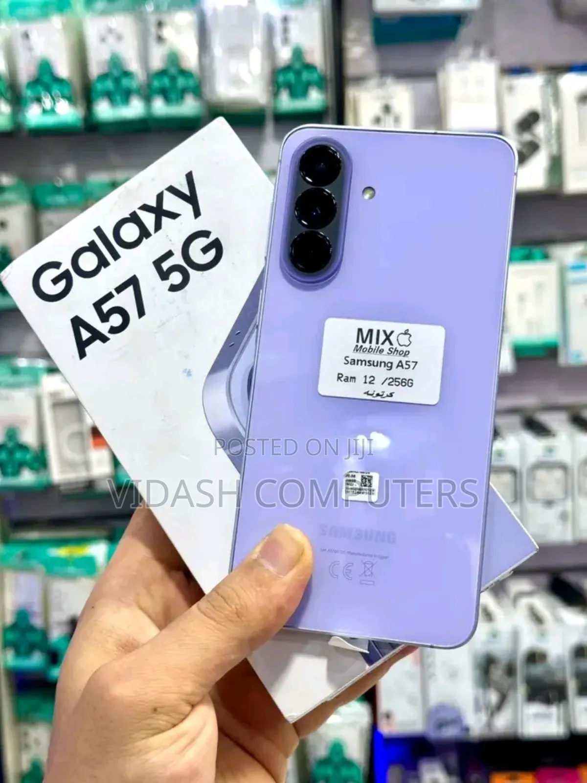 New Samsung Galaxy A57 256 GB Purple