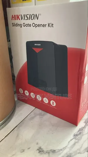 Hikvision Gate Motor + Rack + Battery - 1 Ton Capacity