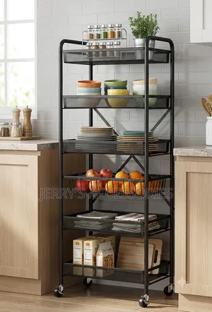 6 Steps Kitchen Rack
