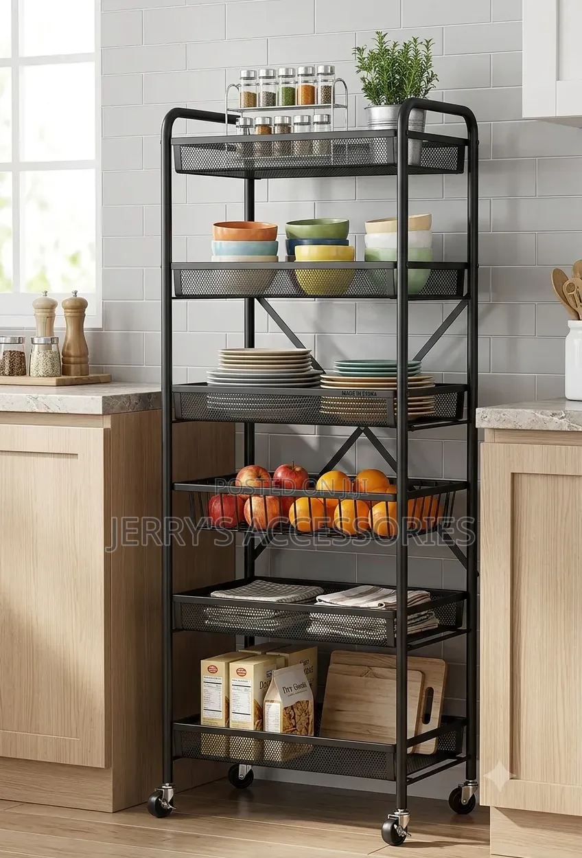 6 Steps Kitchen Rack