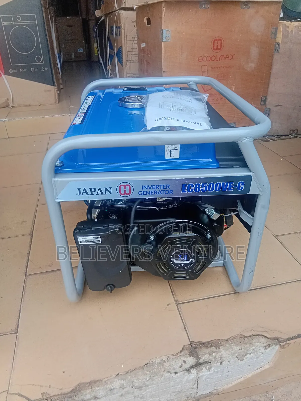 Ecoolmax Silent 7.5kVA Petrol Generator – Easy Start 7.5kva