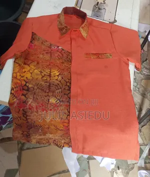 African Print Men's Shirt