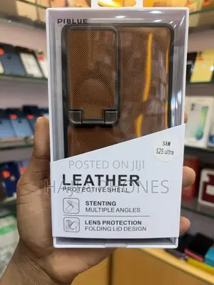 Brown S25 Ultra Leather Case