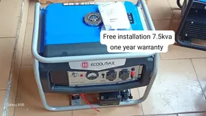 ECOOLMAX 8500W Petrol Generator – Strong Performance 7.5kva