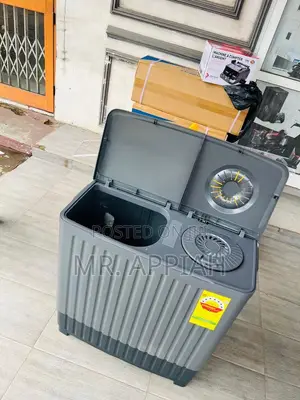 Energy Efficient Nasco 10kg Spin Dry Washing Machine(Spin Dry)gray