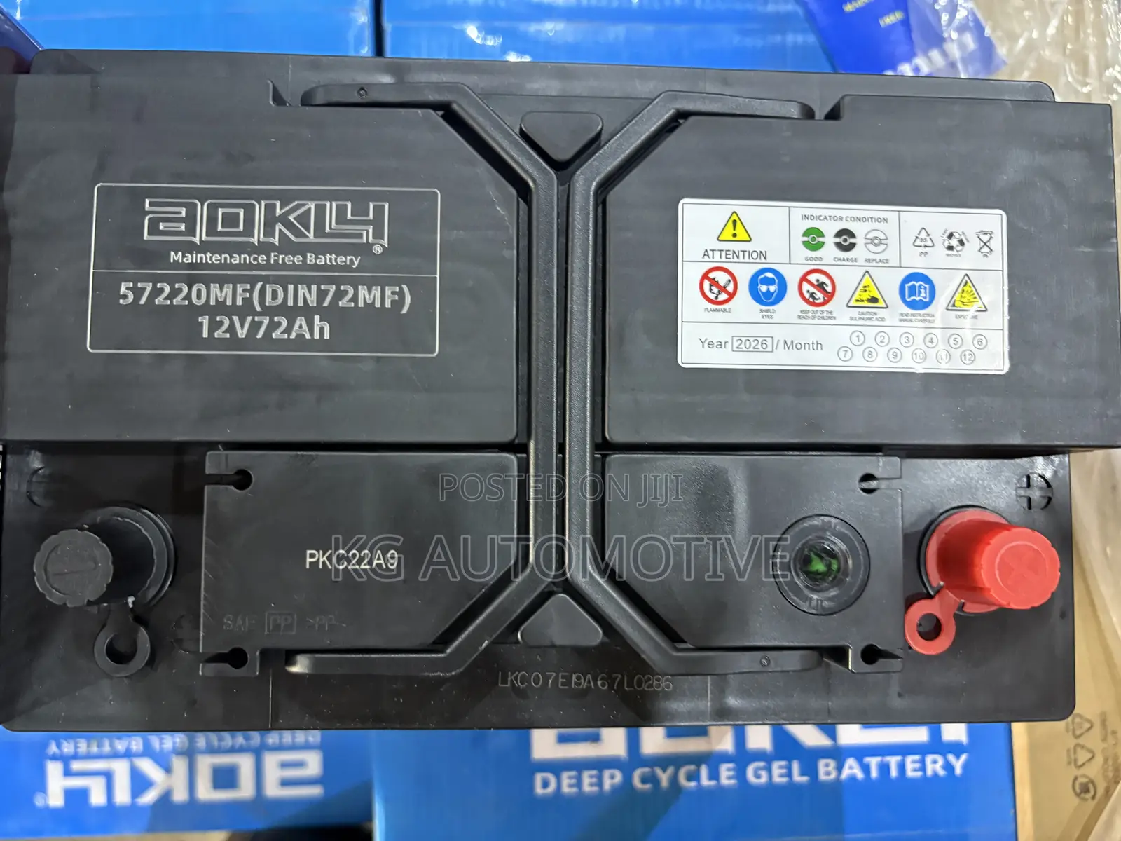 15 Plate Aokly Battery
