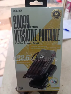 Tecno 20000mAh L201Q OnGo Power Bank