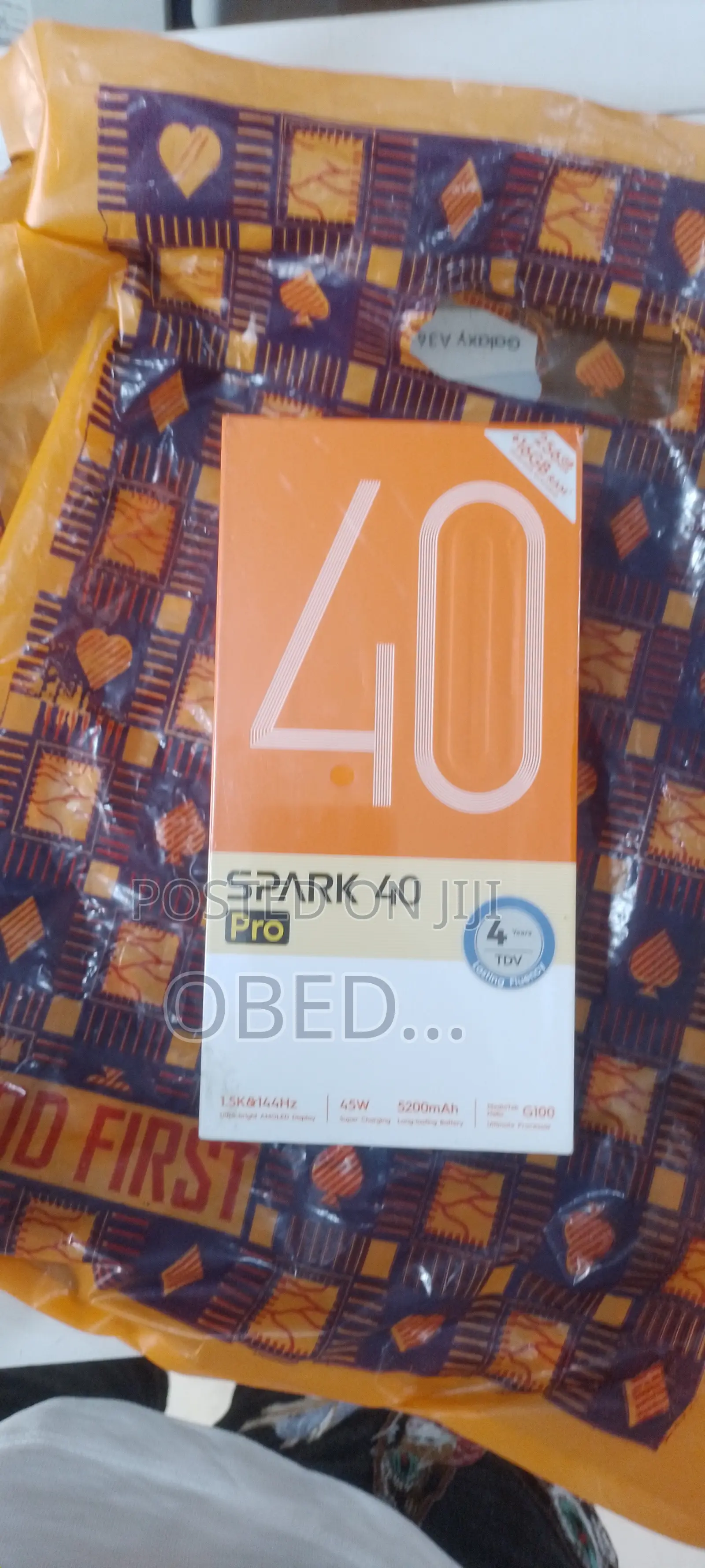 New Tecno Spark 40 Pro 256 GB Blue