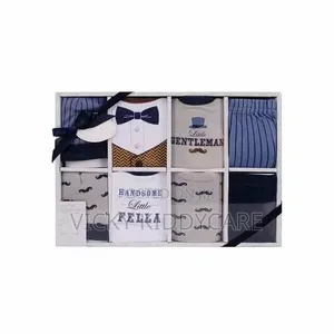 Hudson Baby Boy Clothes Set 0 to 6 Months