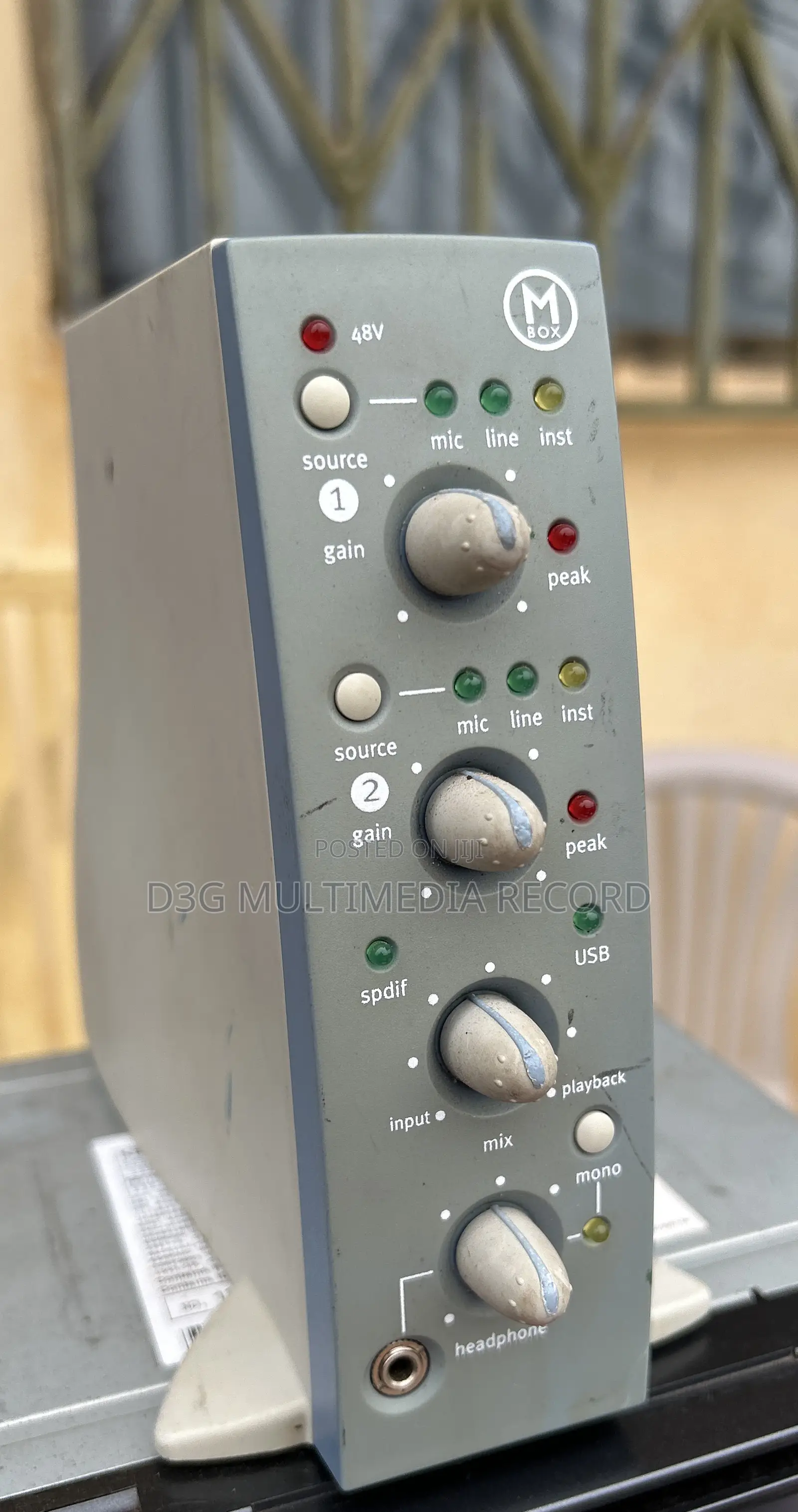 M Box Studio Sound Card