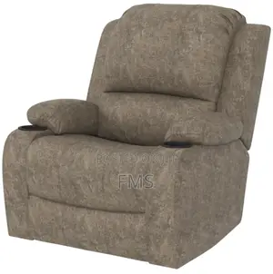 HOMCOM Swivel Rocking Recliner Chair (Dark Brown)