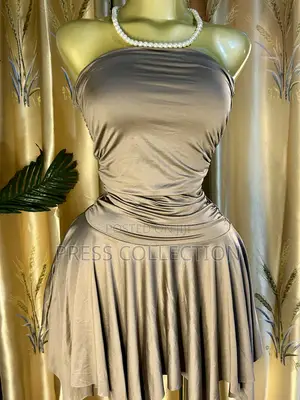 Ruby Radiance Strapless Dress