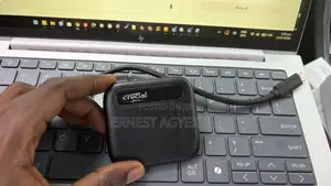 Crucial X6 500GB Portable SSD + USB-C Cable (Mint Condition)
