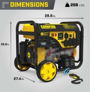 Champion 9000-Watt Gas Portable Generator With Wireless Remote Start