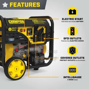 Champion 9000-Watt Gas Portable Generator With Wireless Remote Start