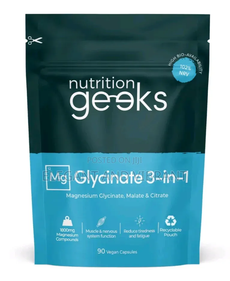 Magnesium Glycinate 3-in-1 Complex, 1800mg Magnesium Supplements