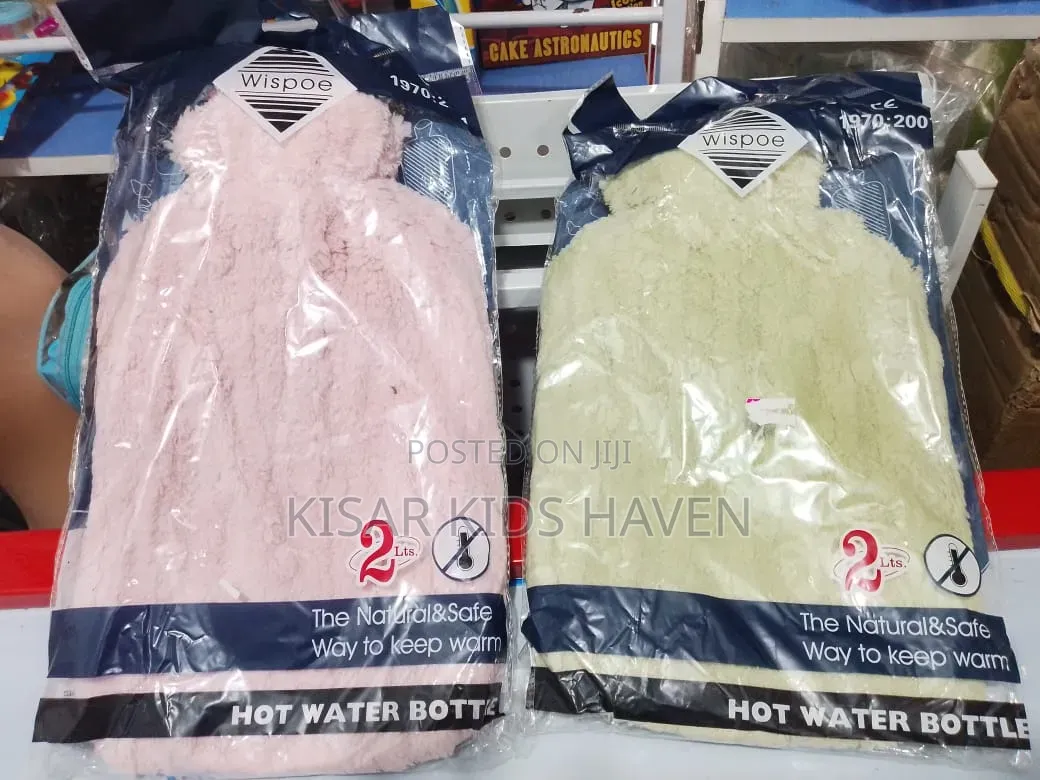 Hot Water Bottle With Fleece Cover 2L