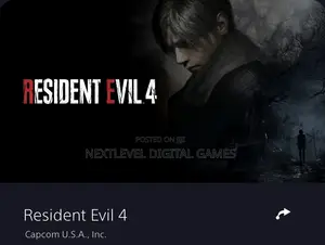 Playstation Digital Games (Resident Evil 4 Remake)