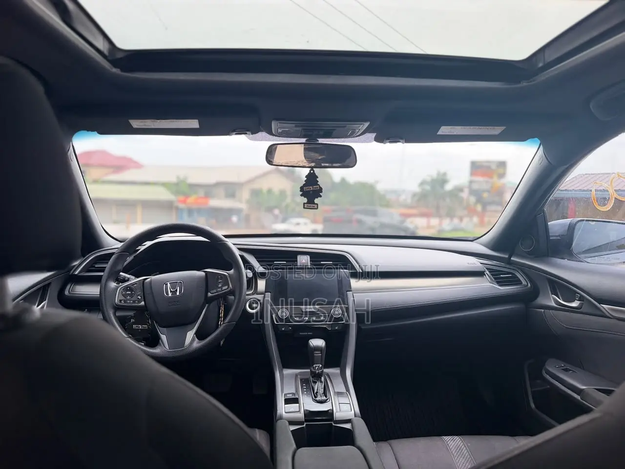 Honda Civic EX Hatchback 2018 Gray
