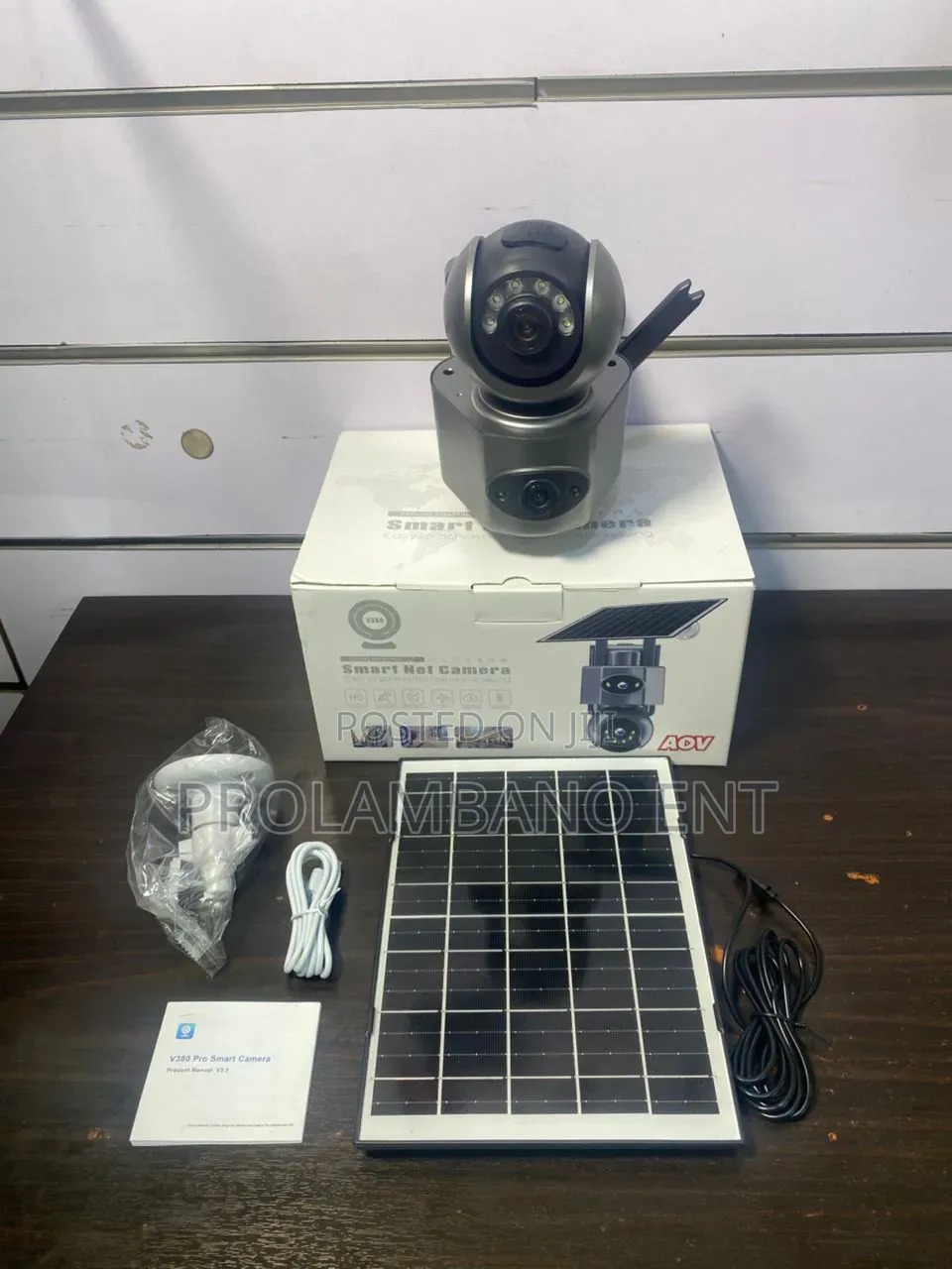 4G Dual Lens CCTV Solar Camera V380