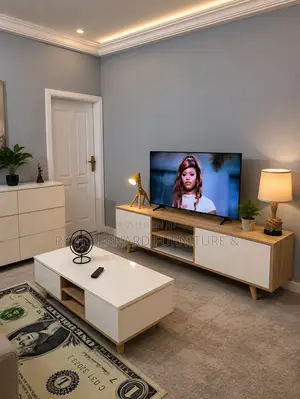 Modern 60” Inches TV Stand + 48” Inches Center Table