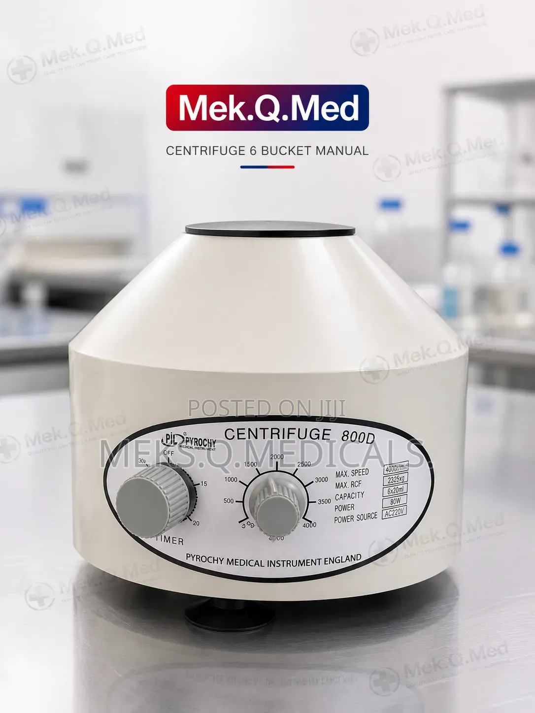 Centrifuge 6 Bucket ( Manual )