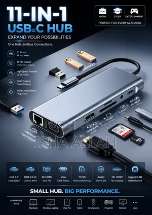 11-in-1 USB-C Multiport Hub