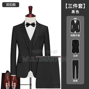 Men's 3 Piece Suit 2 Buttons