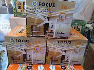 Focus F5622 Ceiling Fan 56 Inch White 3-Speed