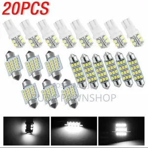 20-Piece Universal Car Interior LED Light Bulb Replacement Kit