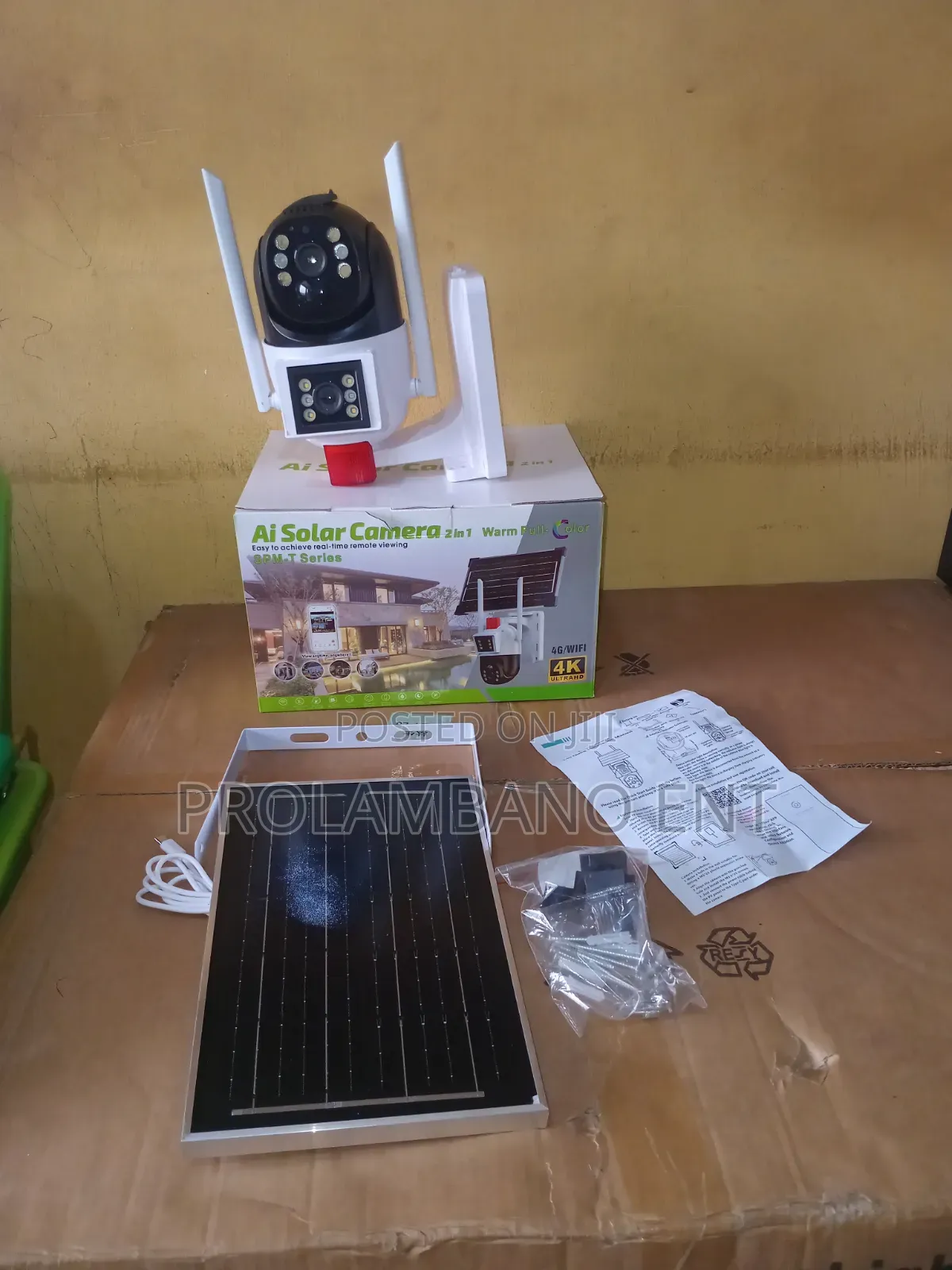 4G Ubox CCTV Solar Camera