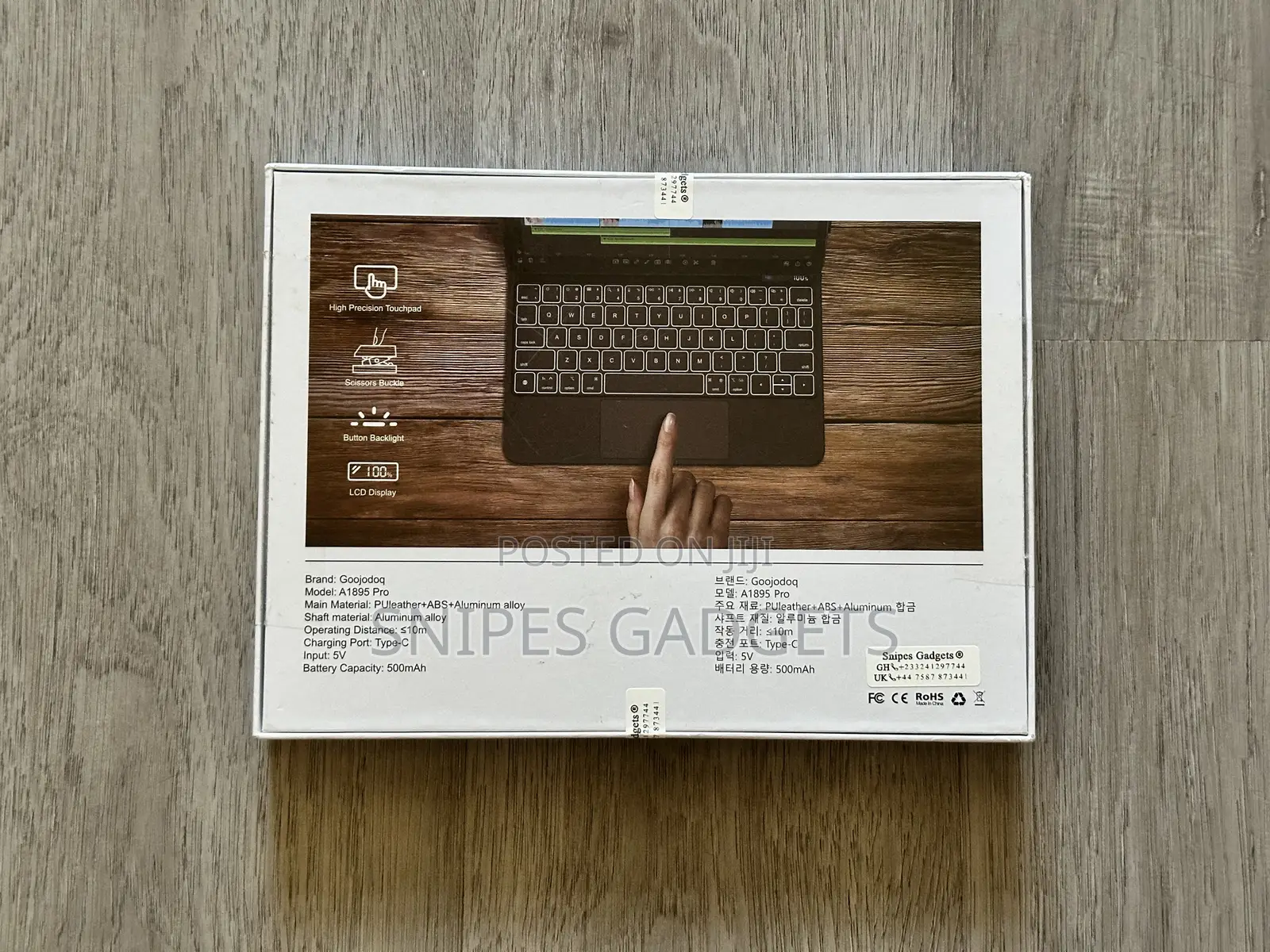 Goojodoq iPad Pro 11inch /iPad Air 5/4 Keyboard Case