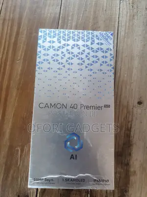 New Tecno Camon 40 Premier 256 GB Black