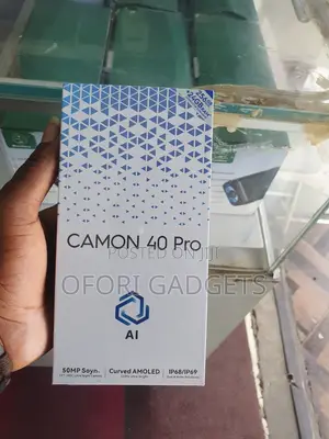 New Tecno Camon 40 Pro 5G 256 GB Black