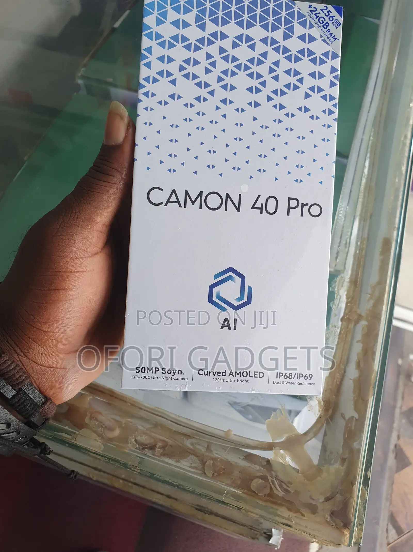 New Tecno Camon 40 Pro 5G 256 GB Black