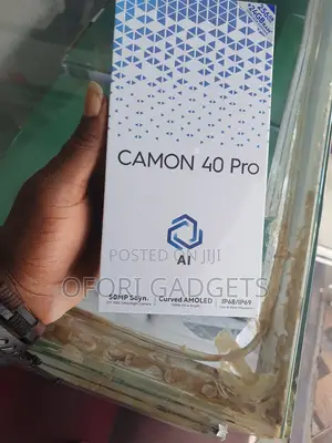 New Tecno Camon 40 Pro 5G 256 GB Black