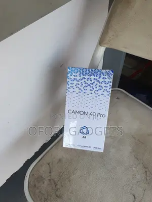 New Tecno Camon 40 Pro 5G 256 GB Black