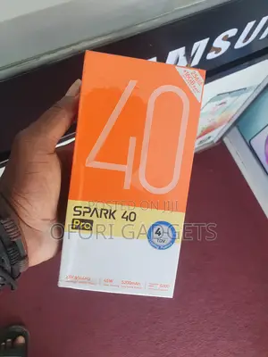 New Tecno Spark 40 Pro 256 GB Black