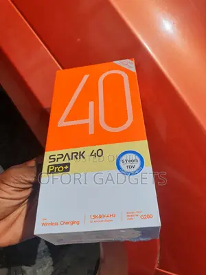 New Tecno Spark 40 Pro+ 256 GB Black